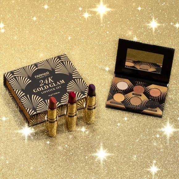 Farmasi "24K Gold Glam" lipstick trio set - Picture 4 of 6